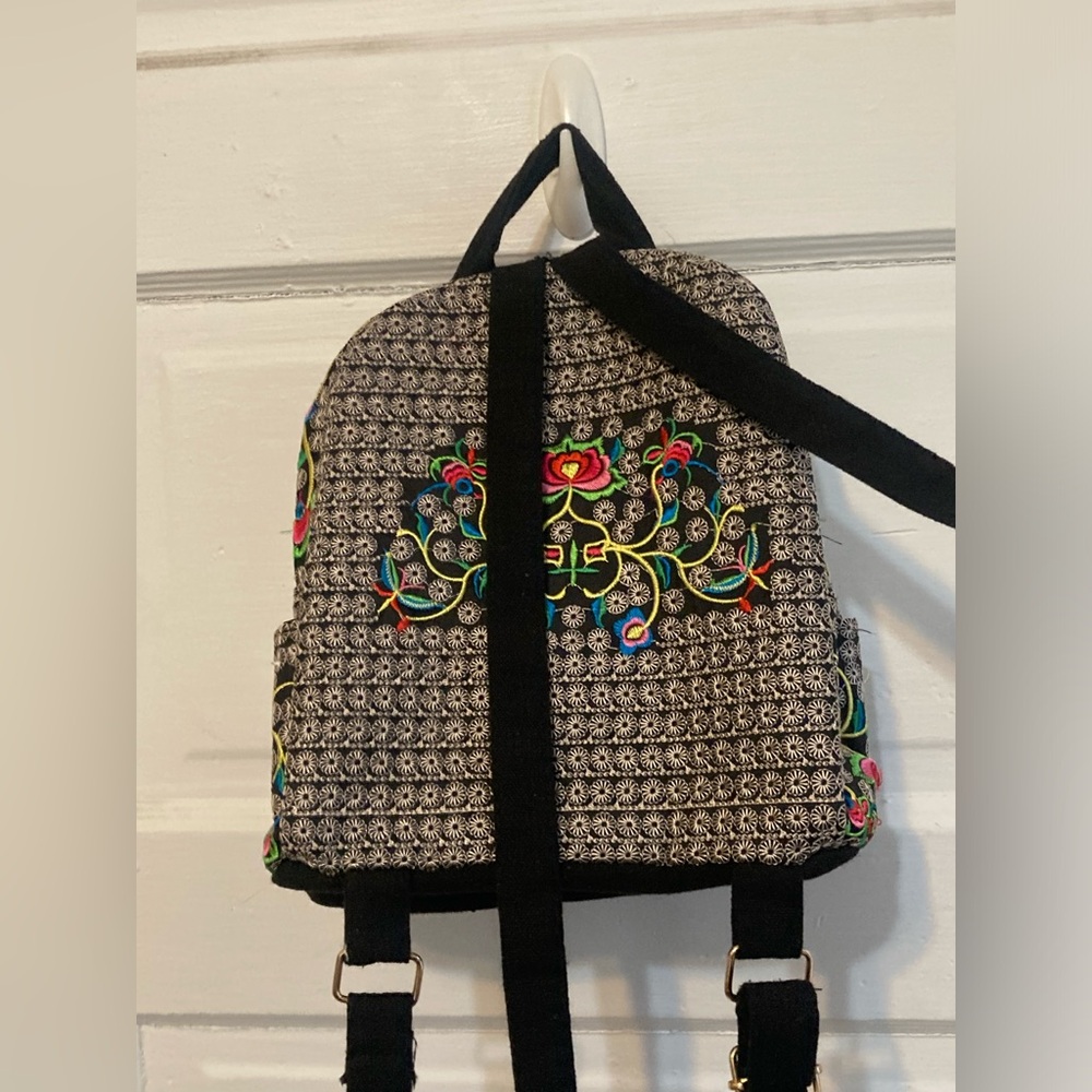 Boho Backpack Euc - image 4